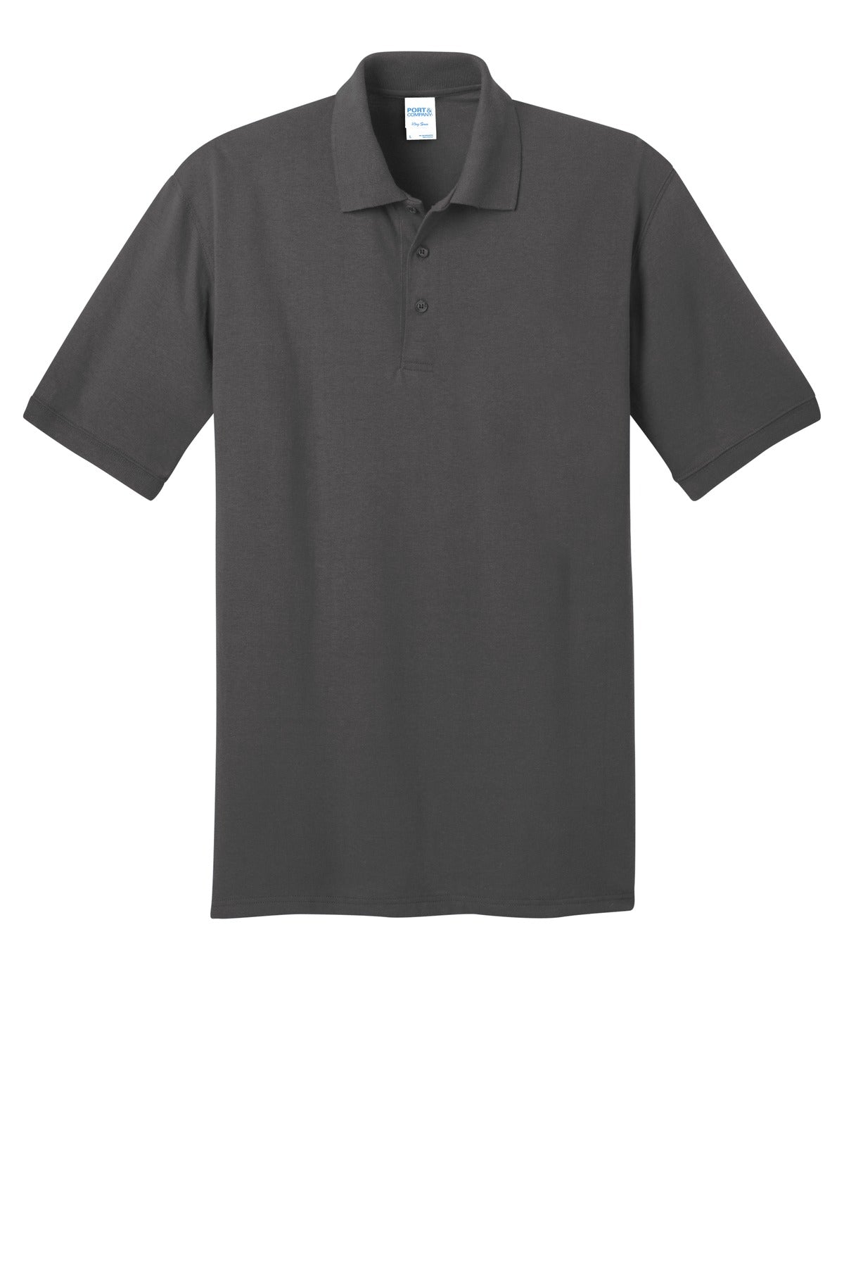 Port & Company Men's Ring Spun Pique Polo. KP150 Mens Apparel Shirts & Tops