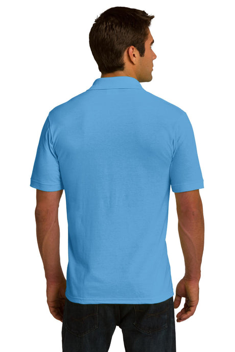 Port & Company Men's Ring Spun Pique Polo. KP150 Mens Apparel Shirts & Tops