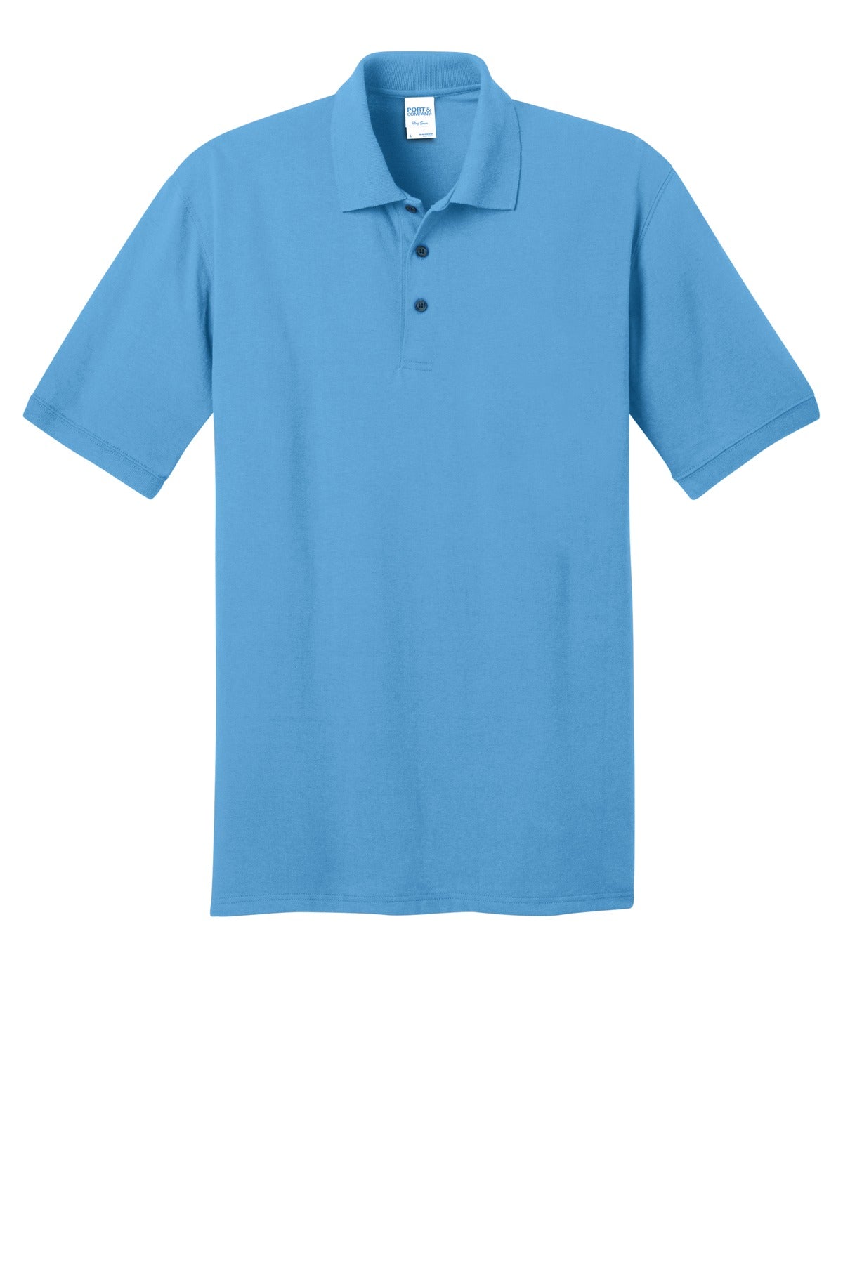 Port & Company Men's Ring Spun Pique Polo. KP150 Mens Apparel Shirts & Tops