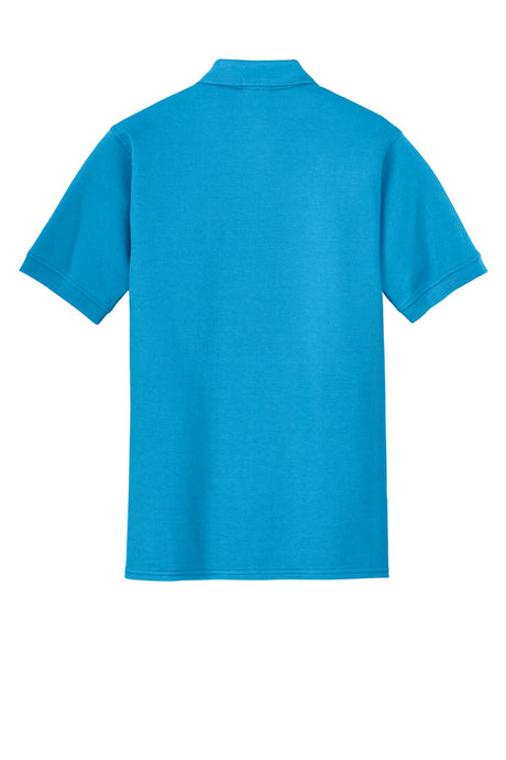 Port & Company Men's Ring Spun Pique Polo. KP150 Mens Apparel Shirts & Tops