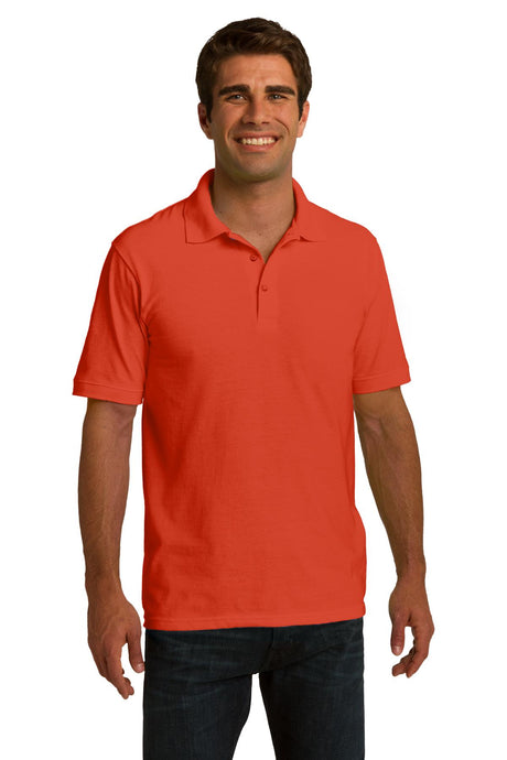 Port & Company Men's Ring Spun Pique Polo. KP150 Mens Apparel Shirts & Tops