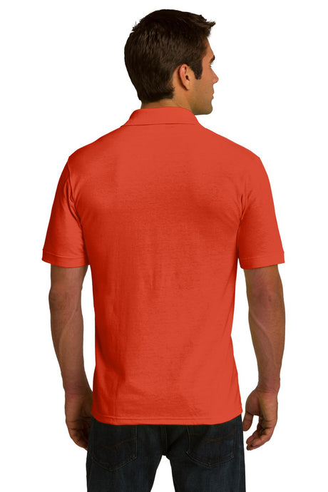Port & Company Men's Ring Spun Pique Polo. KP150 Mens Apparel Shirts & Tops