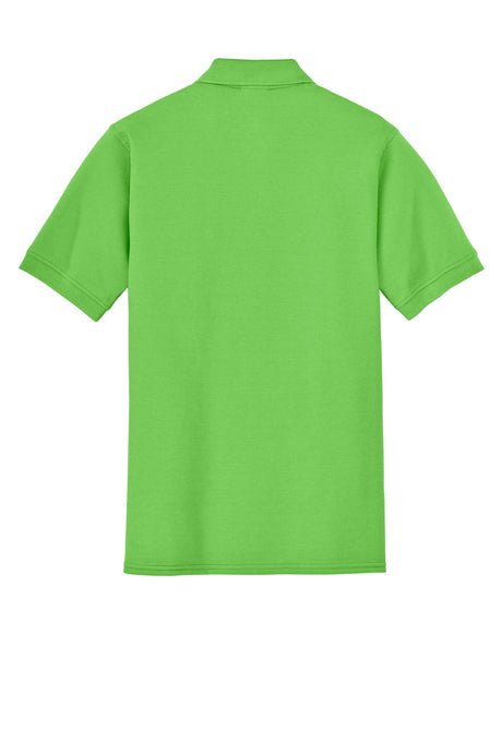 Port & Company Men's Ring Spun Pique Polo. KP150 Mens Apparel Shirts & Tops