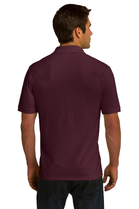 Port & Company Men's Ring Spun Pique Polo. KP150 Mens Apparel Shirts & Tops