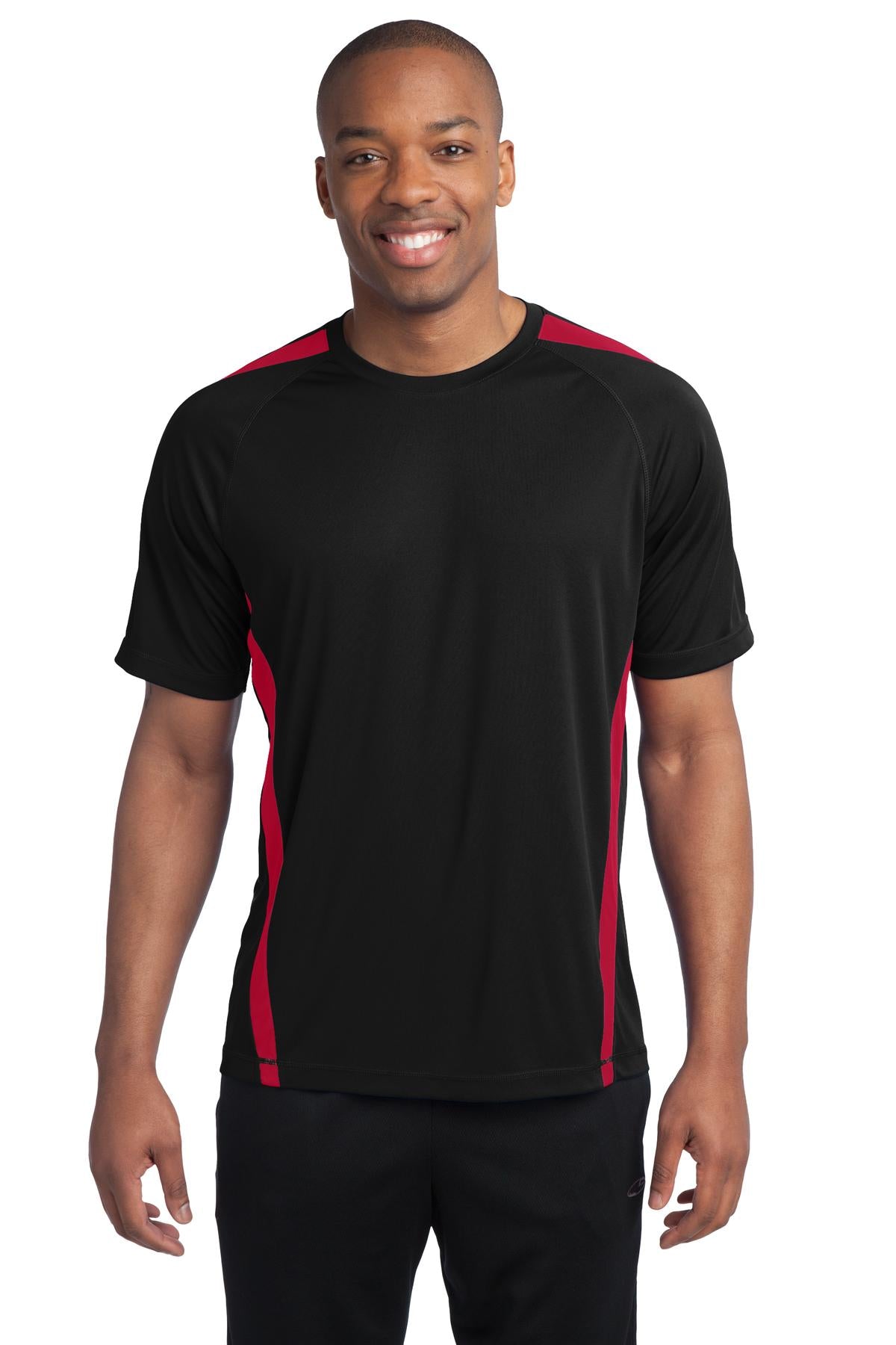 Sport-Tek Men's Tall Colorblock PosiCharge Competitor Tee