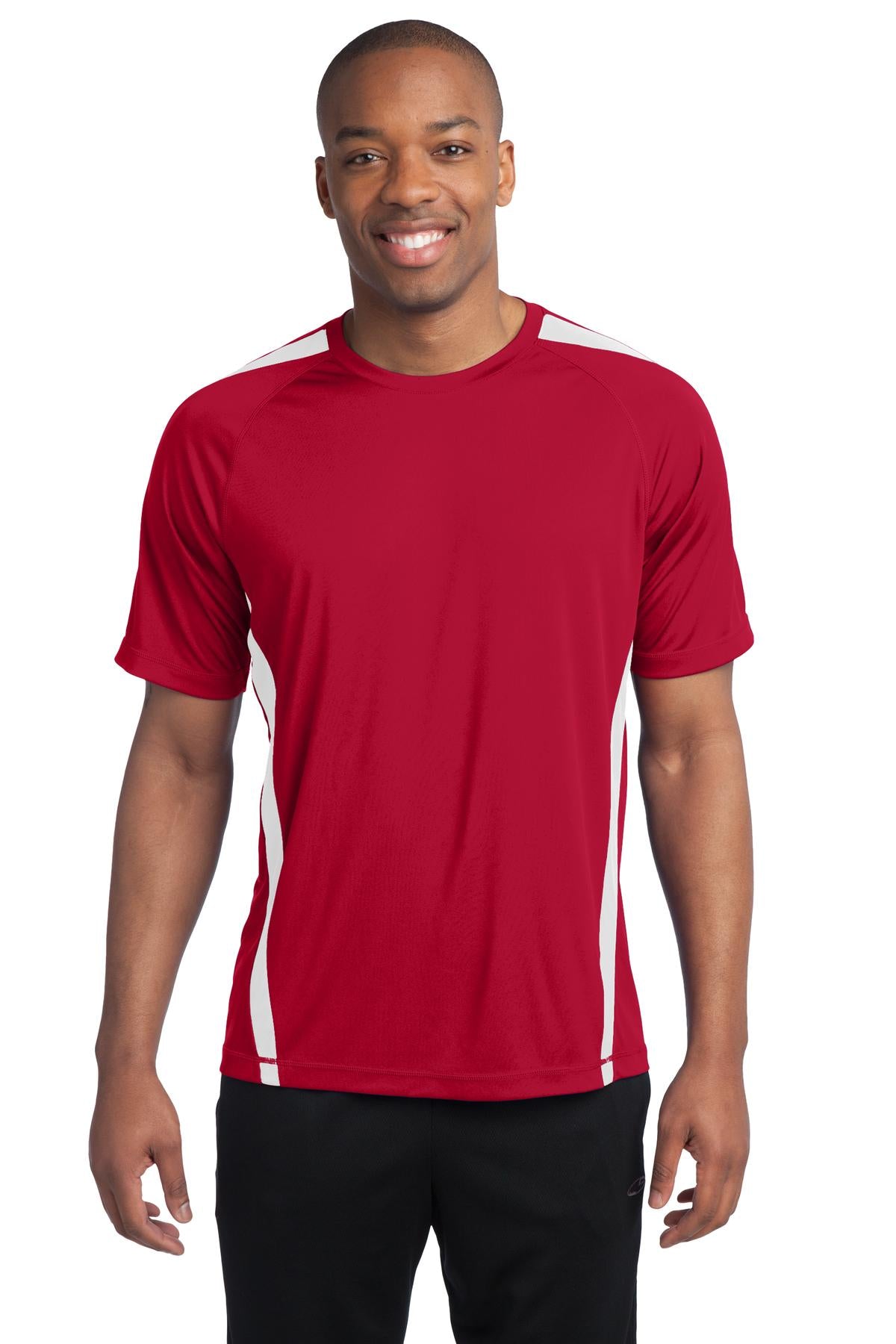 Sport-Tek Men's Tall Colorblock PosiCharge Competitor Tee