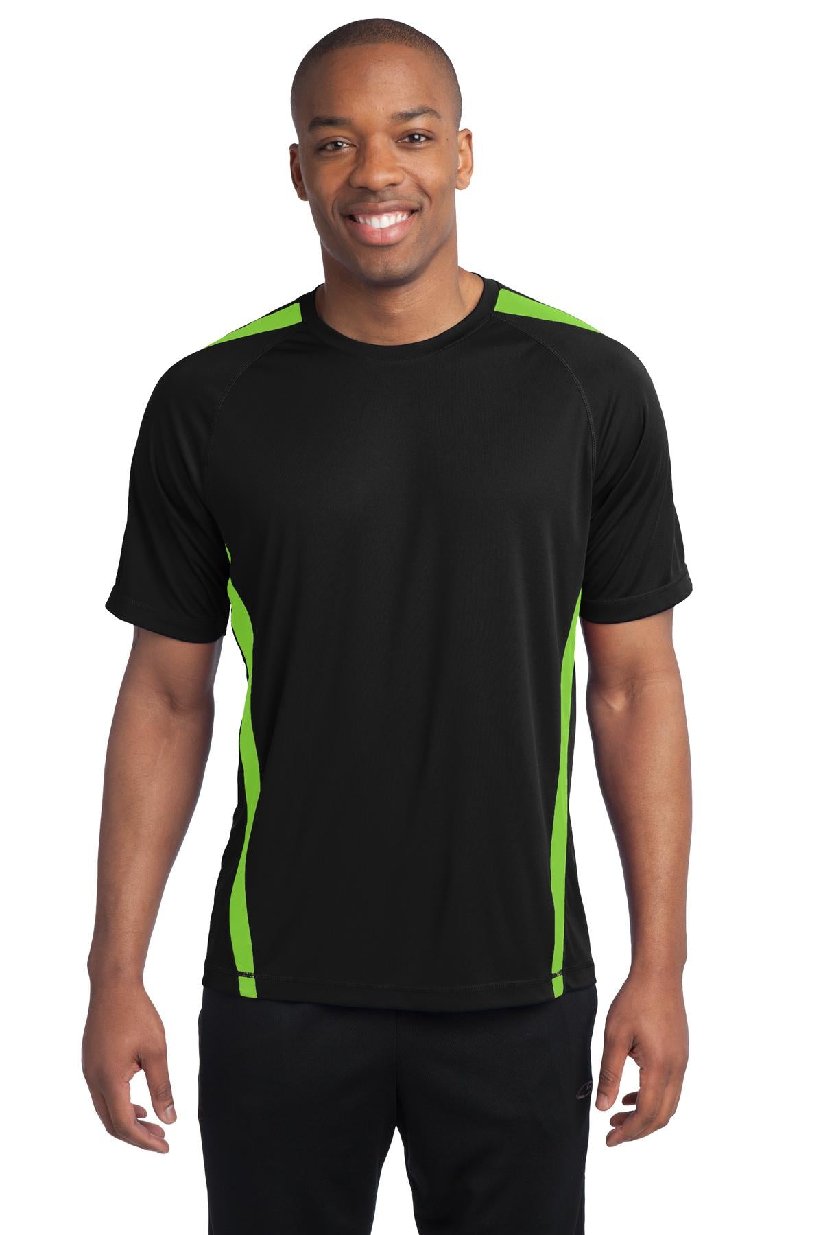 Sport-Tek Men's Tall Colorblock PosiCharge Competitor Tee