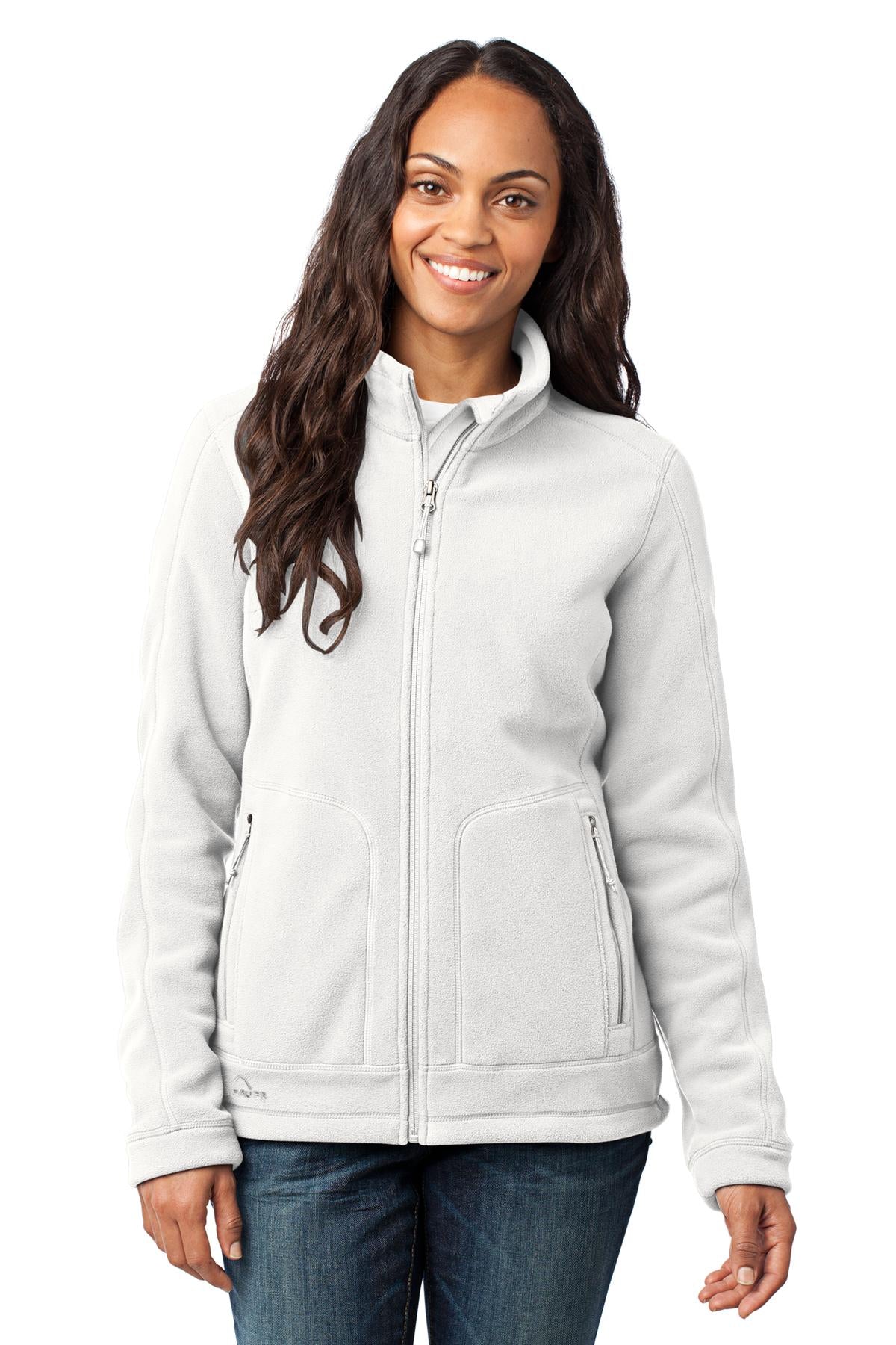 Eddie Bauer Ladies Wind-Resistant Full-Zip Fleece Jacket. EB231 Corporate Apparel Jackets & Vests
