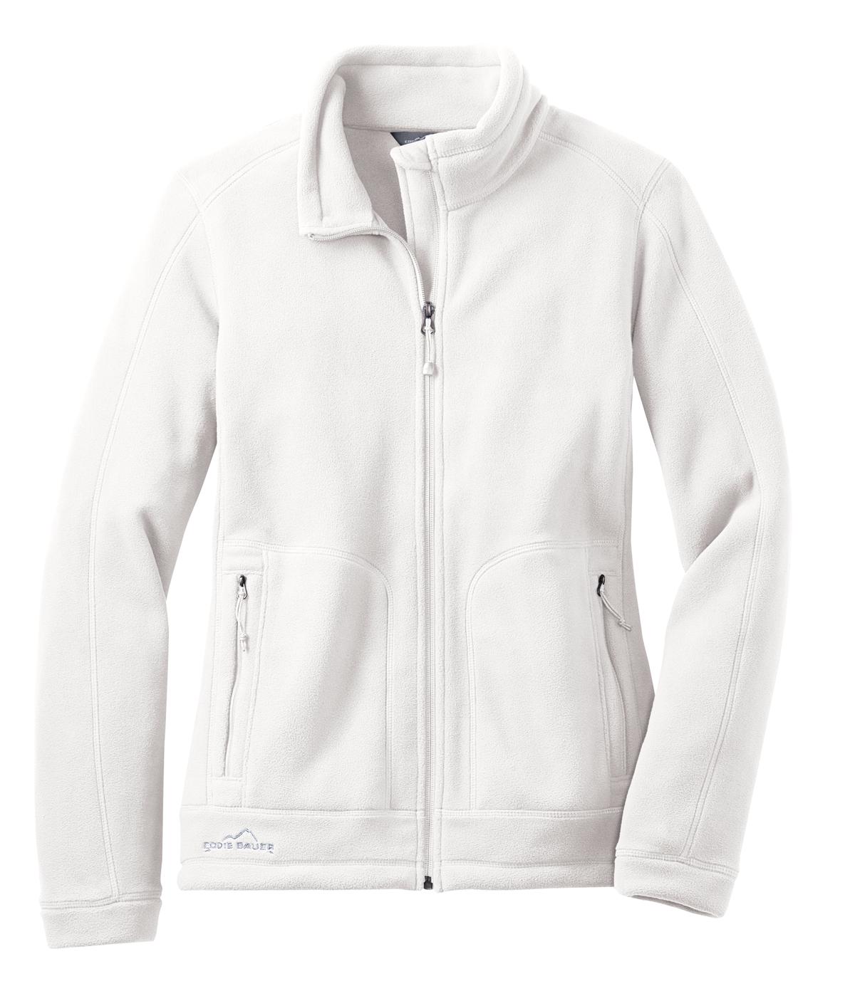 Eddie Bauer Ladies Wind-Resistant Full-Zip Fleece Jacket. EB231 Corporate Apparel Jackets & Vests