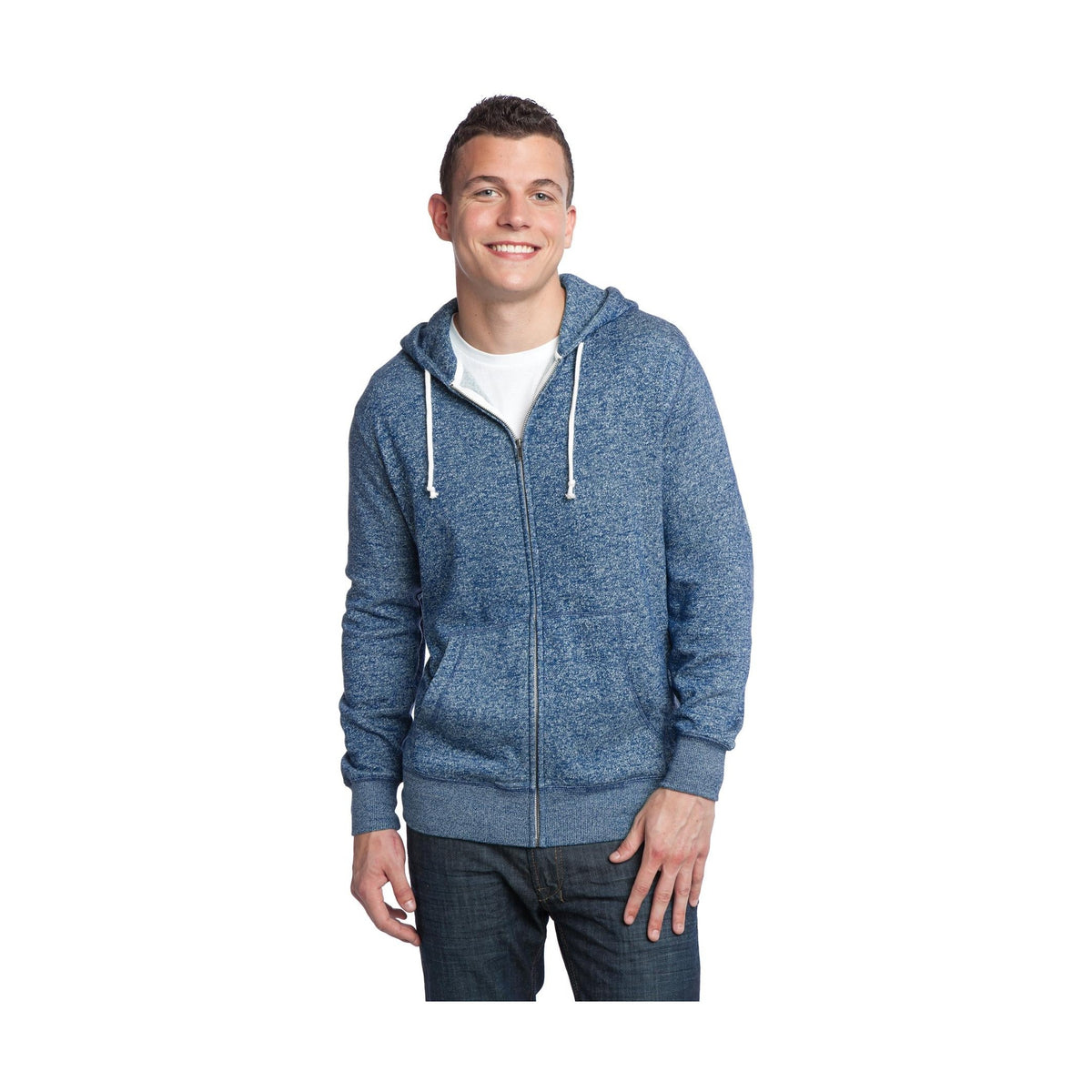 District Marled Fleece Full-Zip Hoodie DT192
