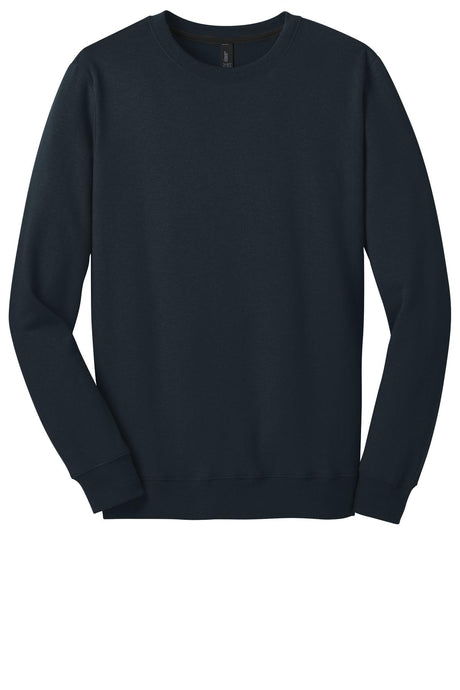 District Young Men's The Concert Fleece Crew. DT820 Youth Apparel Hoodies & Sweatshirts