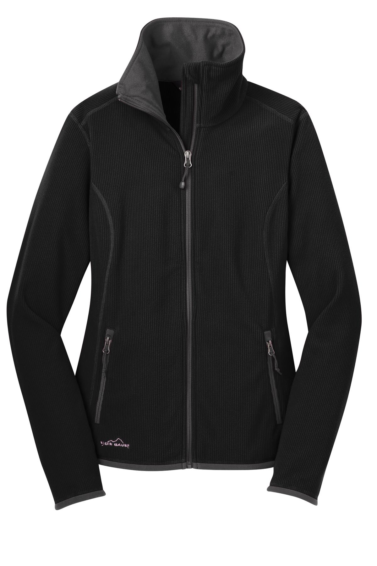 Eddie Bauer Ladies Full-Zip Vertical Fleece Jacket. EB223 Corporate Apparel Sweatshirts & Fleece
