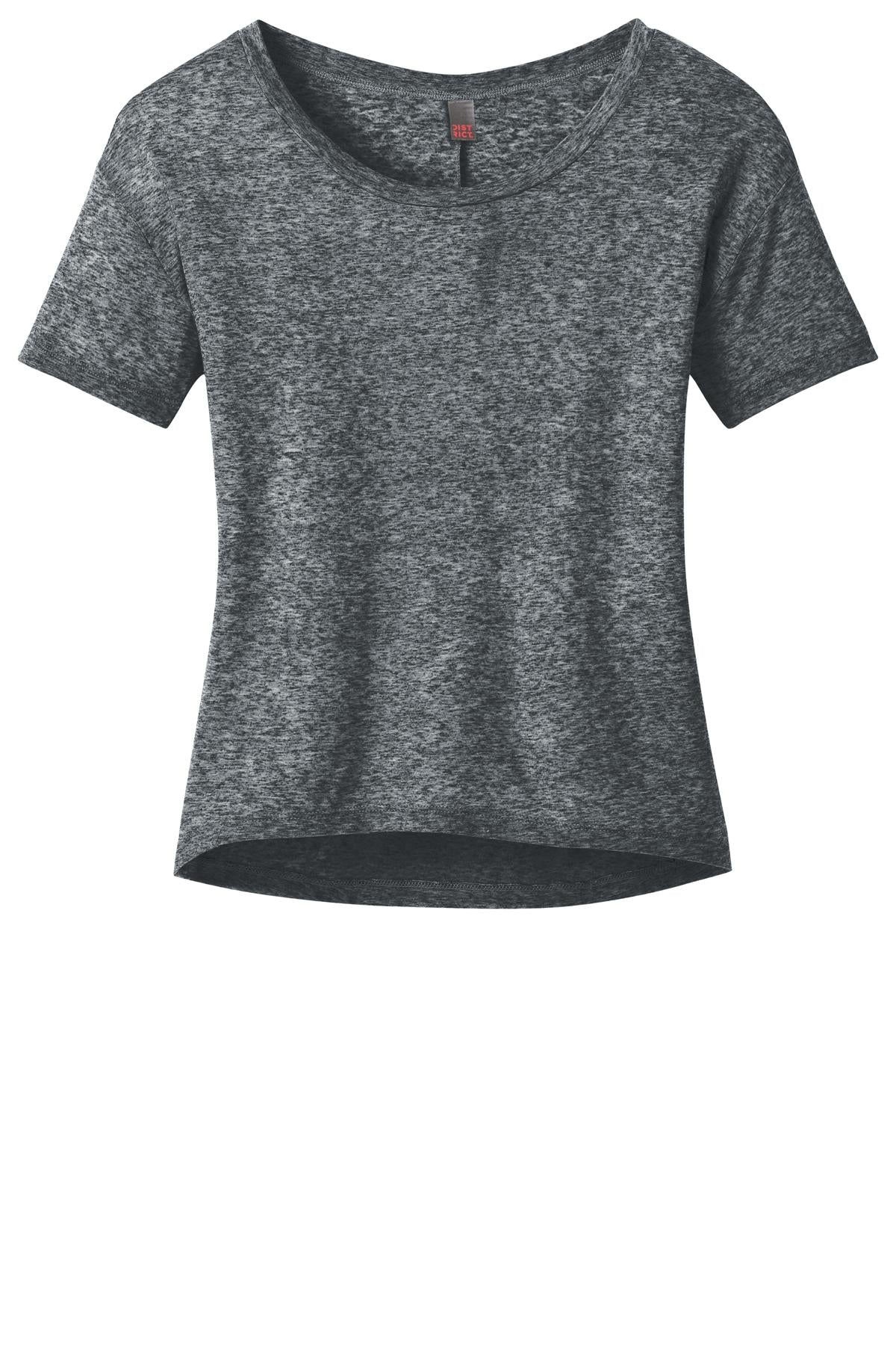 District Juniors Microburn Hi/Lo Tee. DT260 Youth Apparel Shirts & Tops