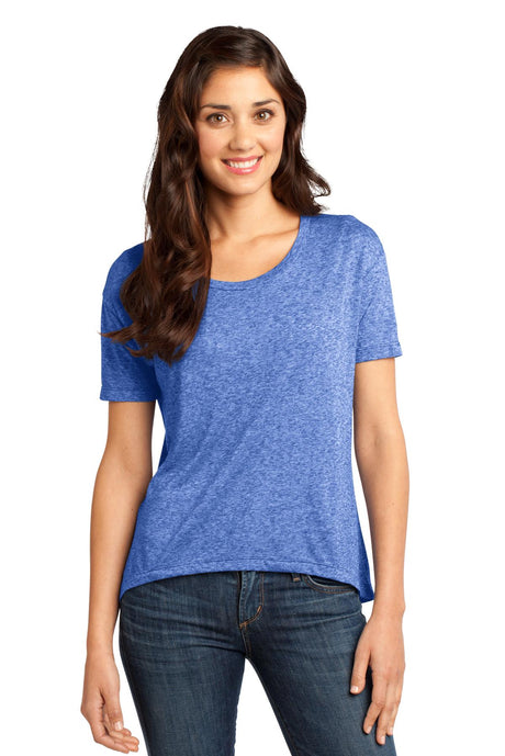 District Juniors Microburn Hi/Lo Tee. DT260 Youth Apparel Shirts & Tops