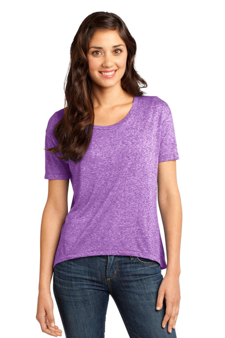 District Juniors Microburn Hi/Lo Tee. DT260 Youth Apparel Shirts & Tops