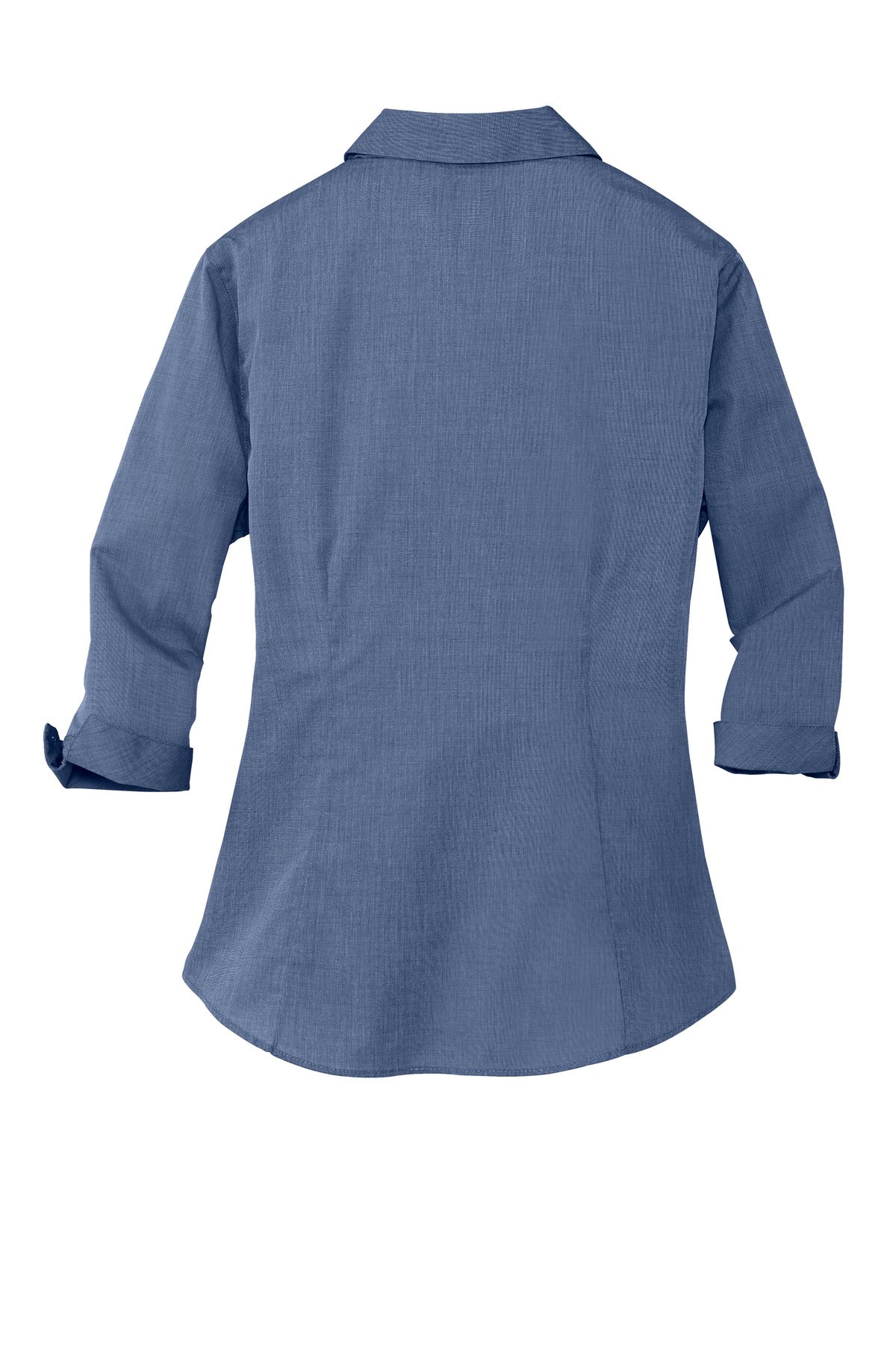 Port Authority Ladies Crosshatch Ruffle Easy Care Shirt. L644