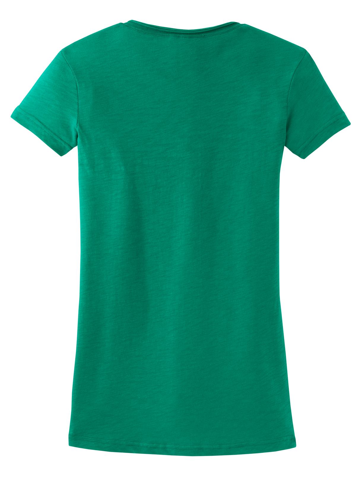 District Juniors Slub V-Neck Tee. DT240 Youth Apparel Shirts & Tops