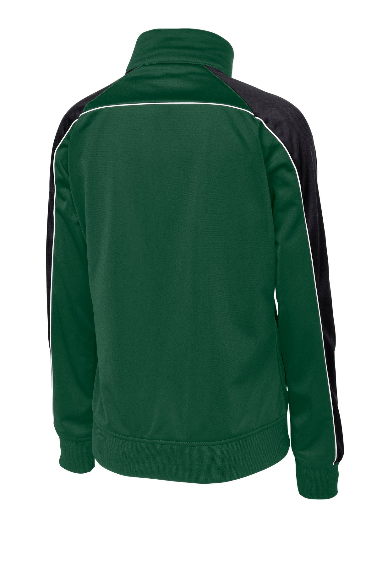 Sport-Tek Ladies Piped Tricot Track Jacket. LST92 Womens Apparel Jackets & Vests