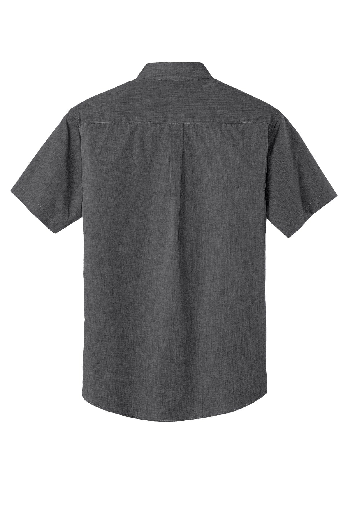 Port Authority Men's Short Sleeve Crosshatch Easy Care Shirt. S656 Mens Apparel Shirts & Tops