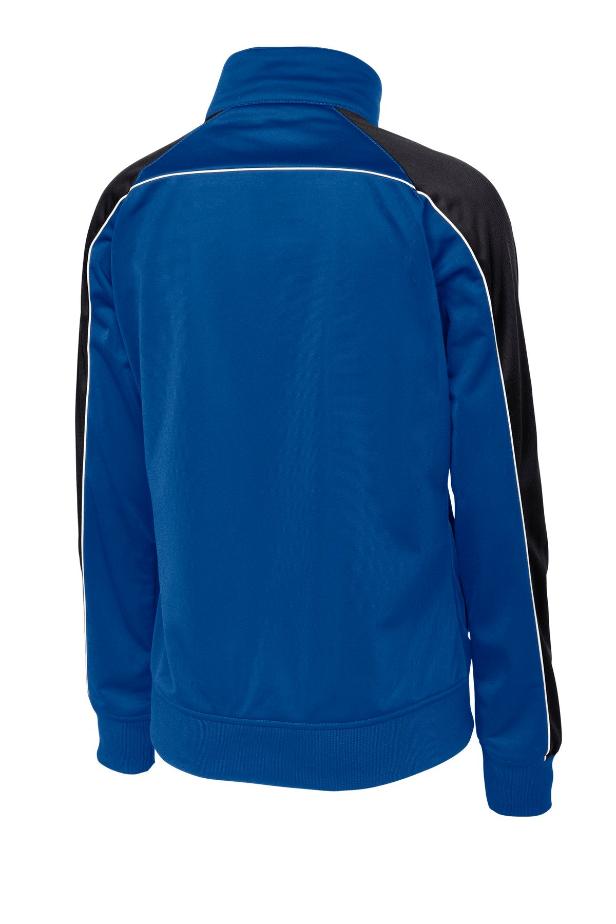 Sport-Tek Ladies Piped Tricot Track Jacket. LST92 Womens Apparel Jackets & Vests