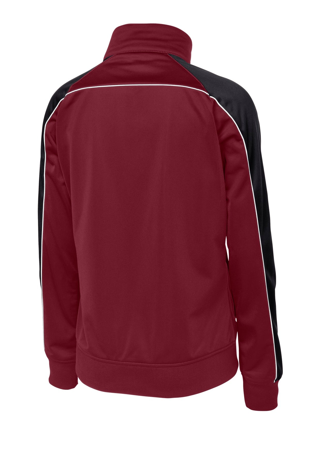 Sport-Tek Ladies Piped Tricot Track Jacket. LST92 Womens Apparel Jackets & Vests