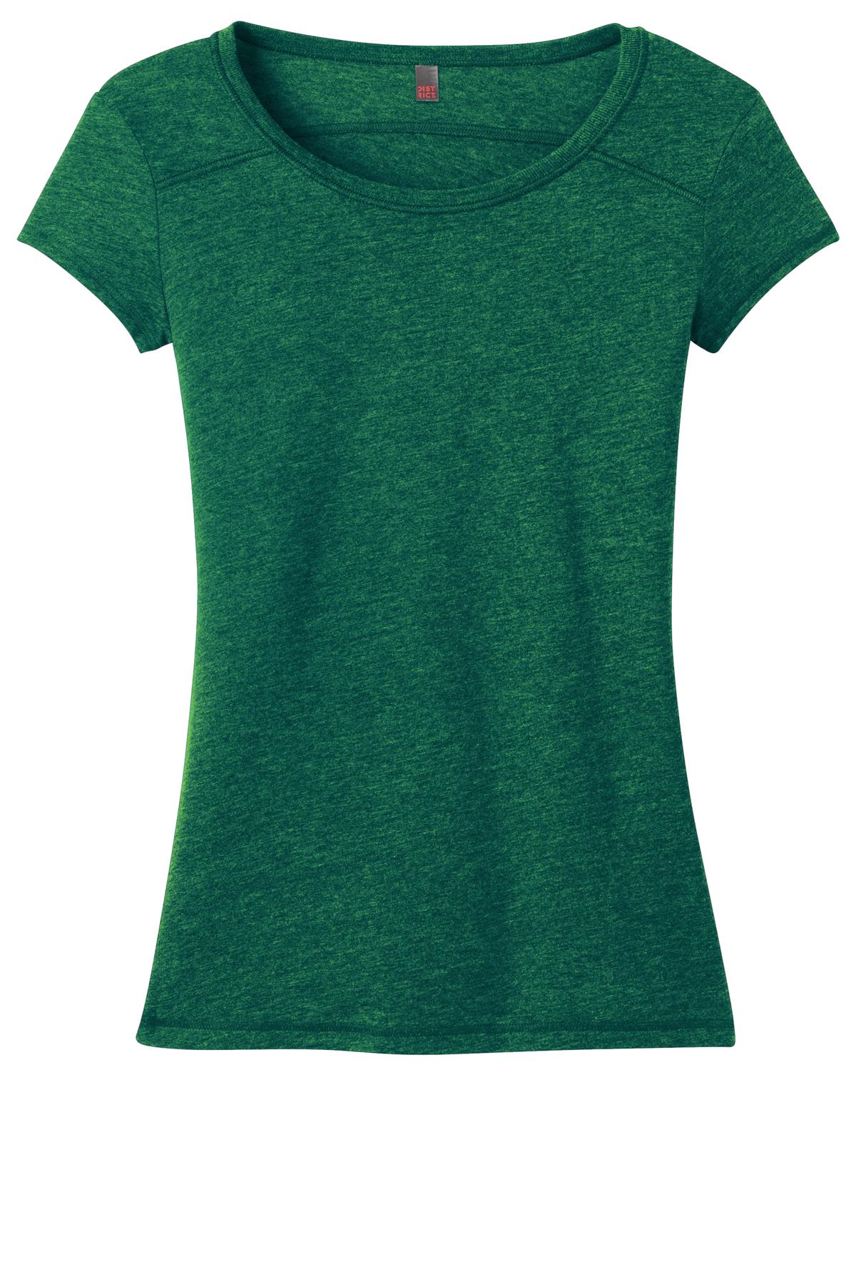 District Juniors Gravel 50/50 Crew Tee. DT2400 Youth Apparel Shirts & Tops