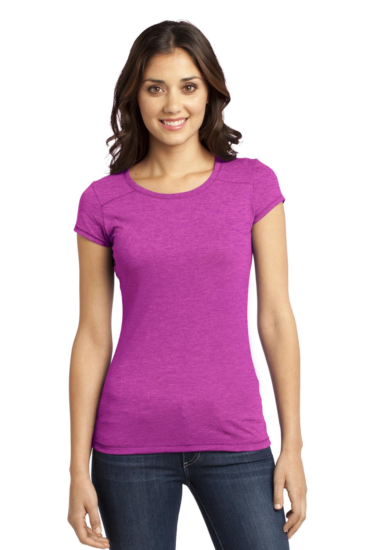 District - Juniors Gravel 50/50 Crew Tee