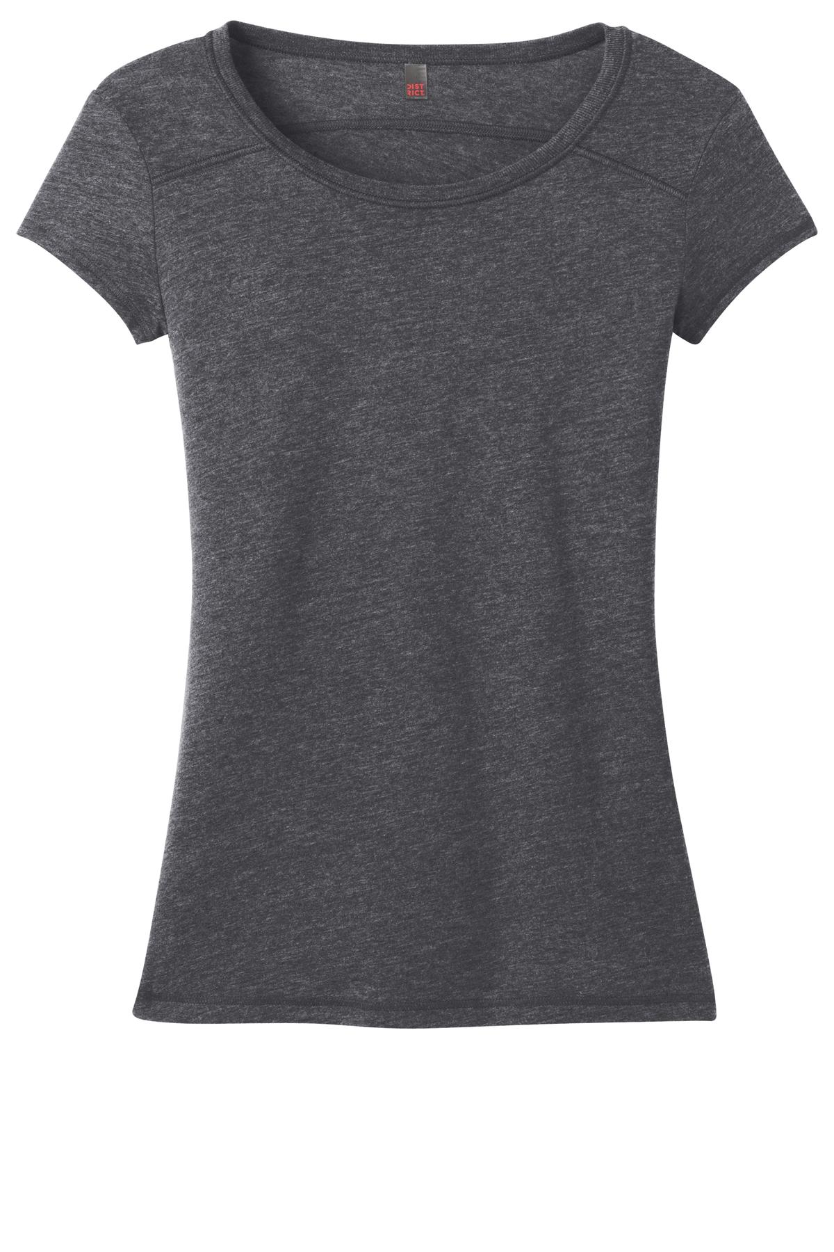 District Juniors Gravel 50/50 Crew Tee. DT2400 Youth Apparel Shirts & Tops