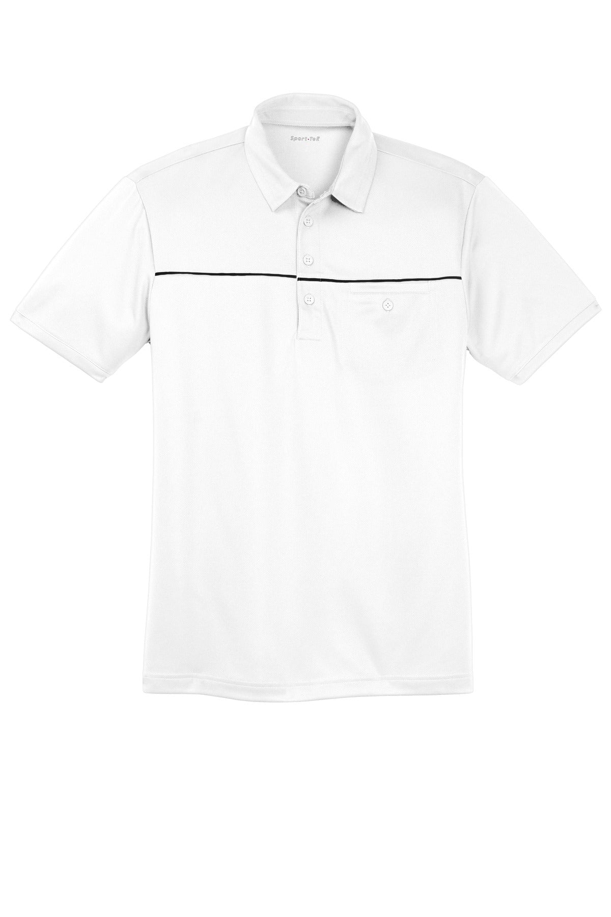 Sport-Tek Men's PosiCharge Micro-Mesh Piped Polo. ST686