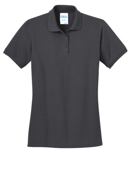 Port & Company Ladies Ring Spun Pique Polo. LKP150 Womens Apparel Shirts & Tops