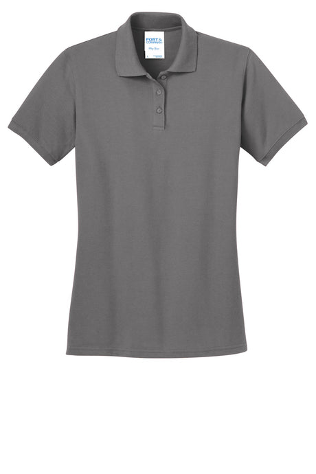 Port & Company Ladies Ring Spun Pique Polo. LKP150 Womens Apparel Shirts & Tops