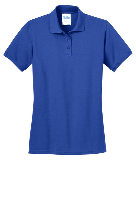 Port & Company Ladies Ring Spun Pique Polo. LKP150 Womens Apparel Shirts & Tops