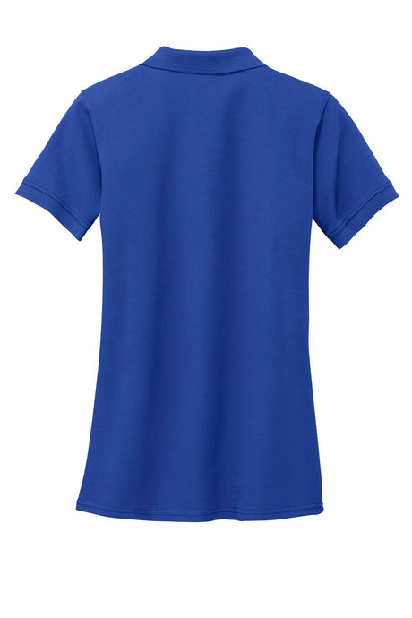 Port & Company Ladies Ring Spun Pique Polo. LKP150 Womens Apparel Shirts & Tops