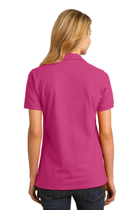 Port & Company Ladies Ring Spun Pique Polo. LKP150 Womens Apparel Shirts & Tops