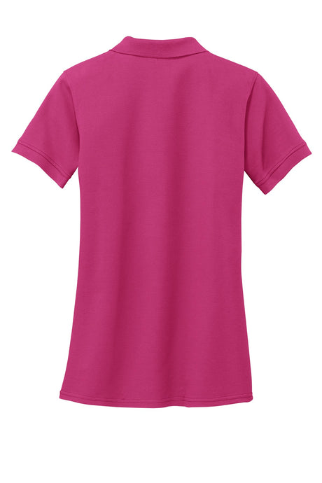 Port & Company Ladies Ring Spun Pique Polo. LKP150 Womens Apparel Shirts & Tops