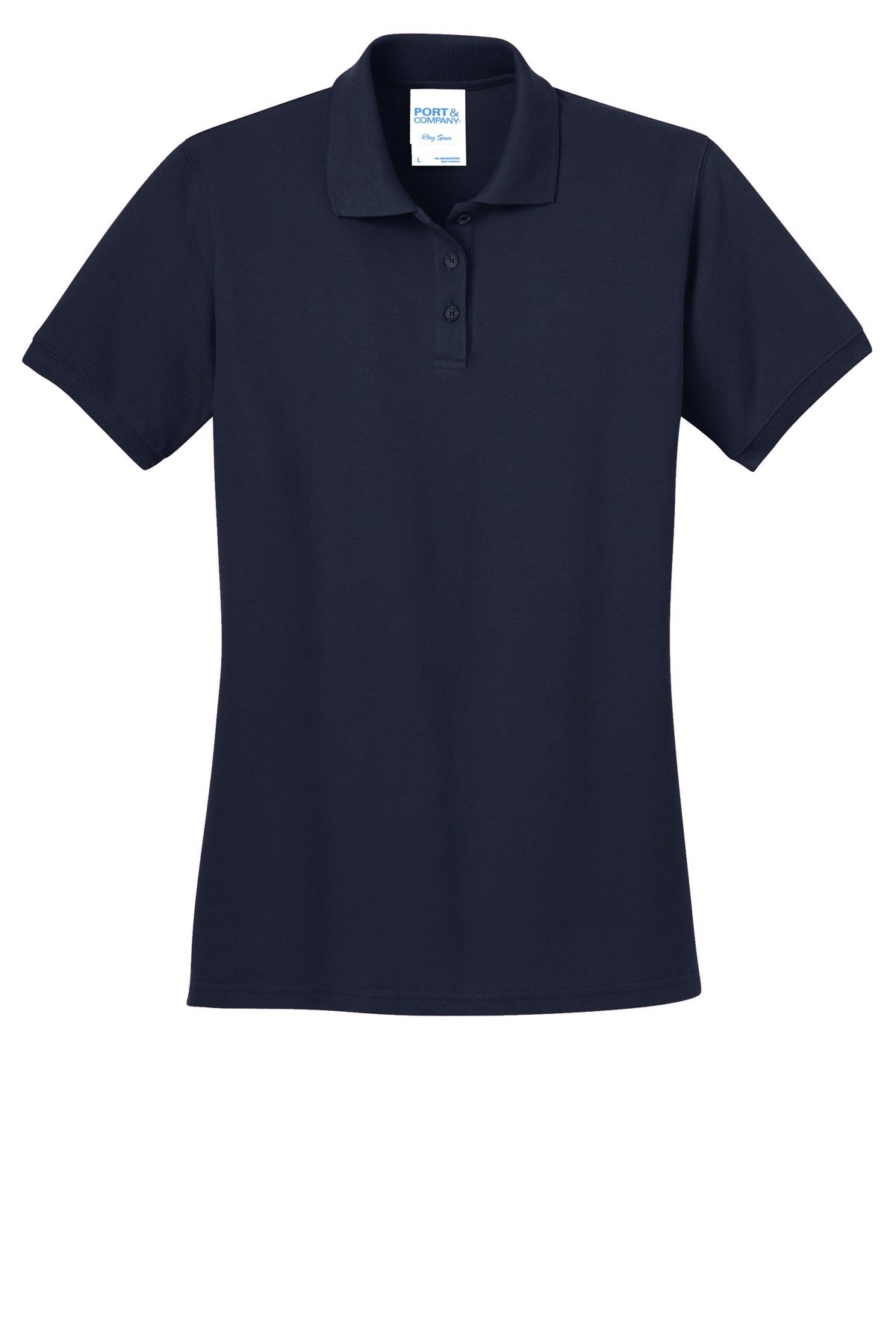 Port & Company Ladies Ring Spun Pique Polo. LKP150 Womens Apparel Shirts & Tops
