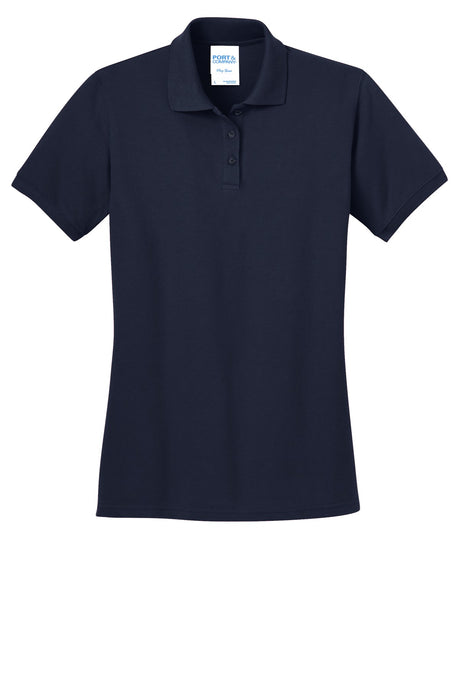 Port & Company Ladies Ring Spun Pique Polo. LKP150 Womens Apparel Shirts & Tops