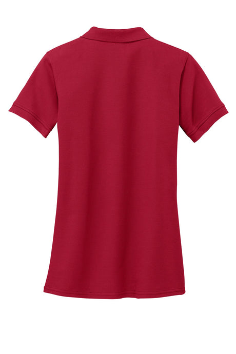 Port & Company Ladies Ring Spun Pique Polo. LKP150 Womens Apparel Shirts & Tops