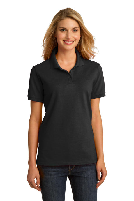 Port & Company Ladies Ring Spun Pique Polo. LKP150 Womens Apparel Shirts & Tops