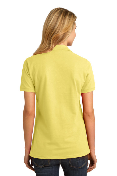 Port & Company Ladies Ring Spun Pique Polo. LKP150 Womens Apparel Shirts & Tops