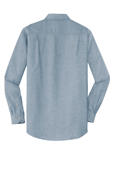 Port Authority Men's Chambray Shirt. S653 Mens Apparel Shirts & Tops