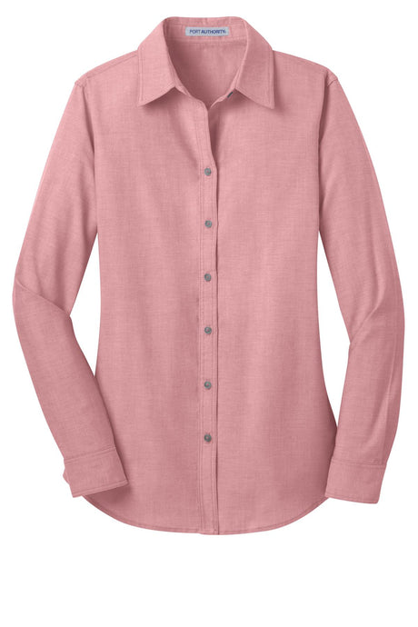 Port Authority Ladies Chambray Shirt. L653 Womens Apparel Shirts & Tops
