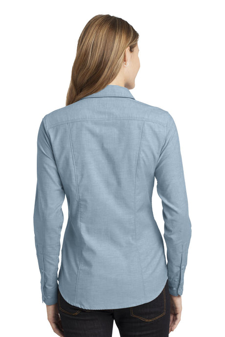 Port Authority Ladies Chambray Shirt. L653 Womens Apparel Shirts & Tops