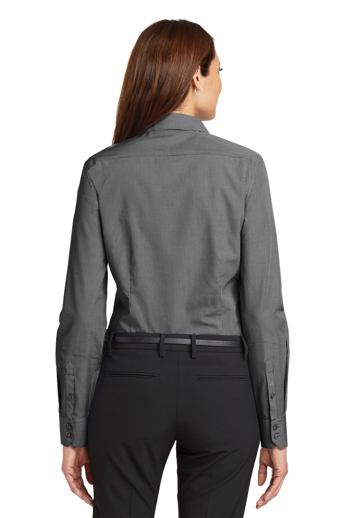 Red House Ladies Mini-Check Non-Iron Button-Down Shirt. RH67 Corporate Apparel Shirts & Tops