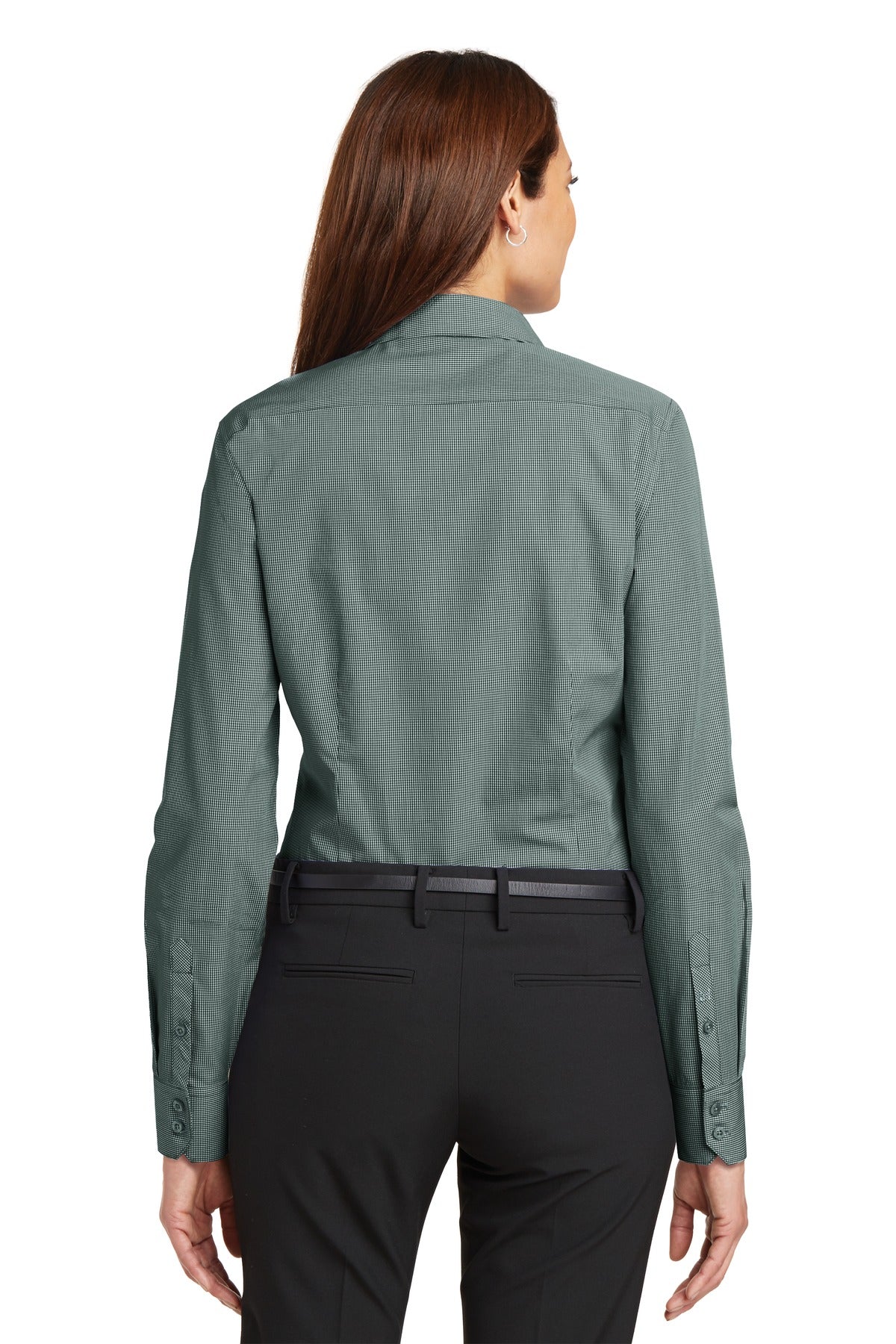 Red House Ladies Mini-Check Non-Iron Button-Down Shirt. RH67 Corporate Apparel Shirts & Tops