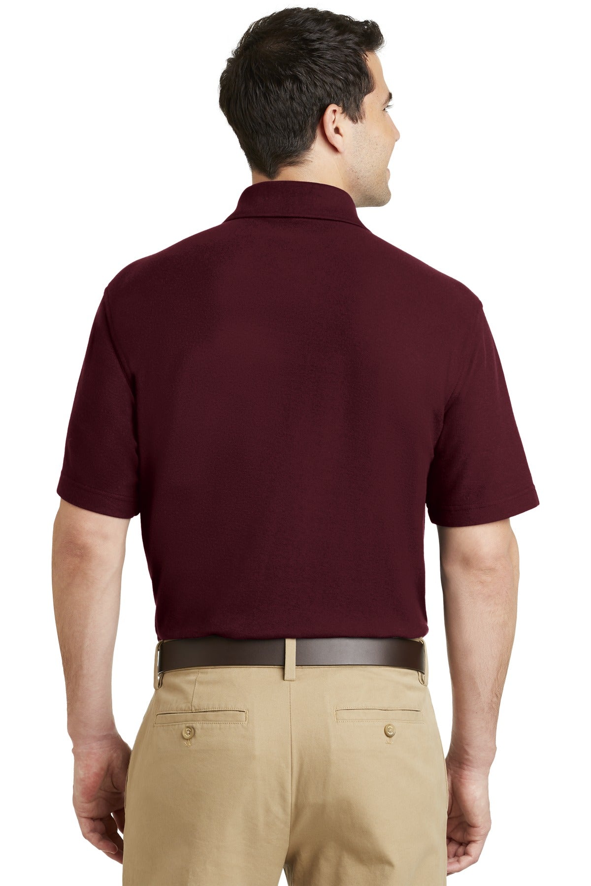 Port Authority Men's EZCotton Pique Pocket Polo. K800P Mens Apparel Shirts & Tops