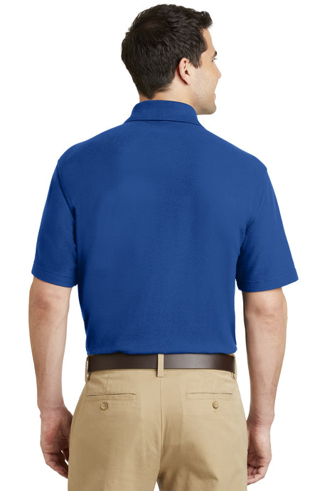 Port Authority Men's EZCotton Pique Pocket Polo. K800P Mens Apparel Shirts & Tops