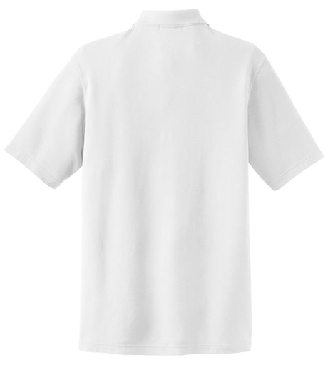 Port Authority Men's EZCotton Pique Pocket Polo. K800P Mens Apparel Shirts & Tops