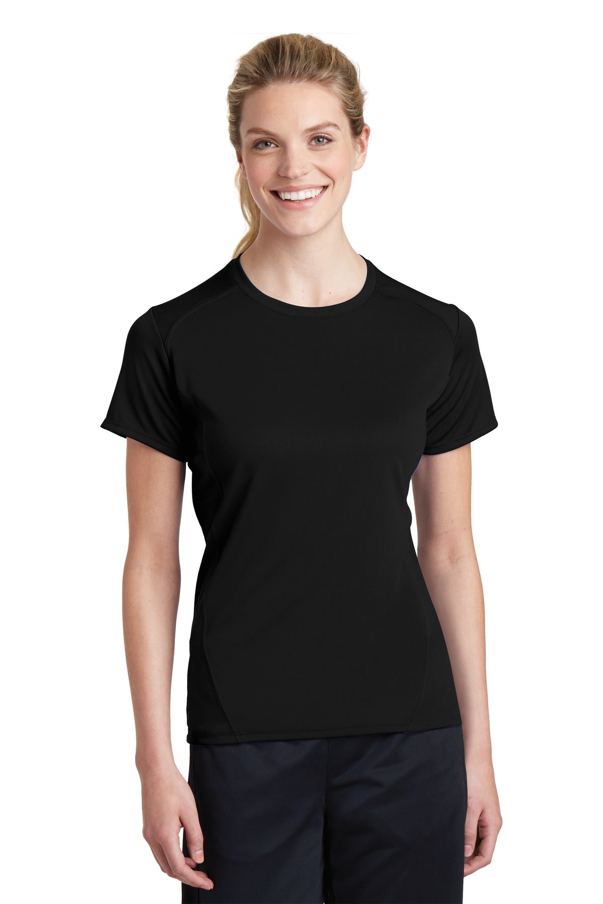 Sport-Tek Ladies Dry Zone Raglan Accent T-Shirt. L473
