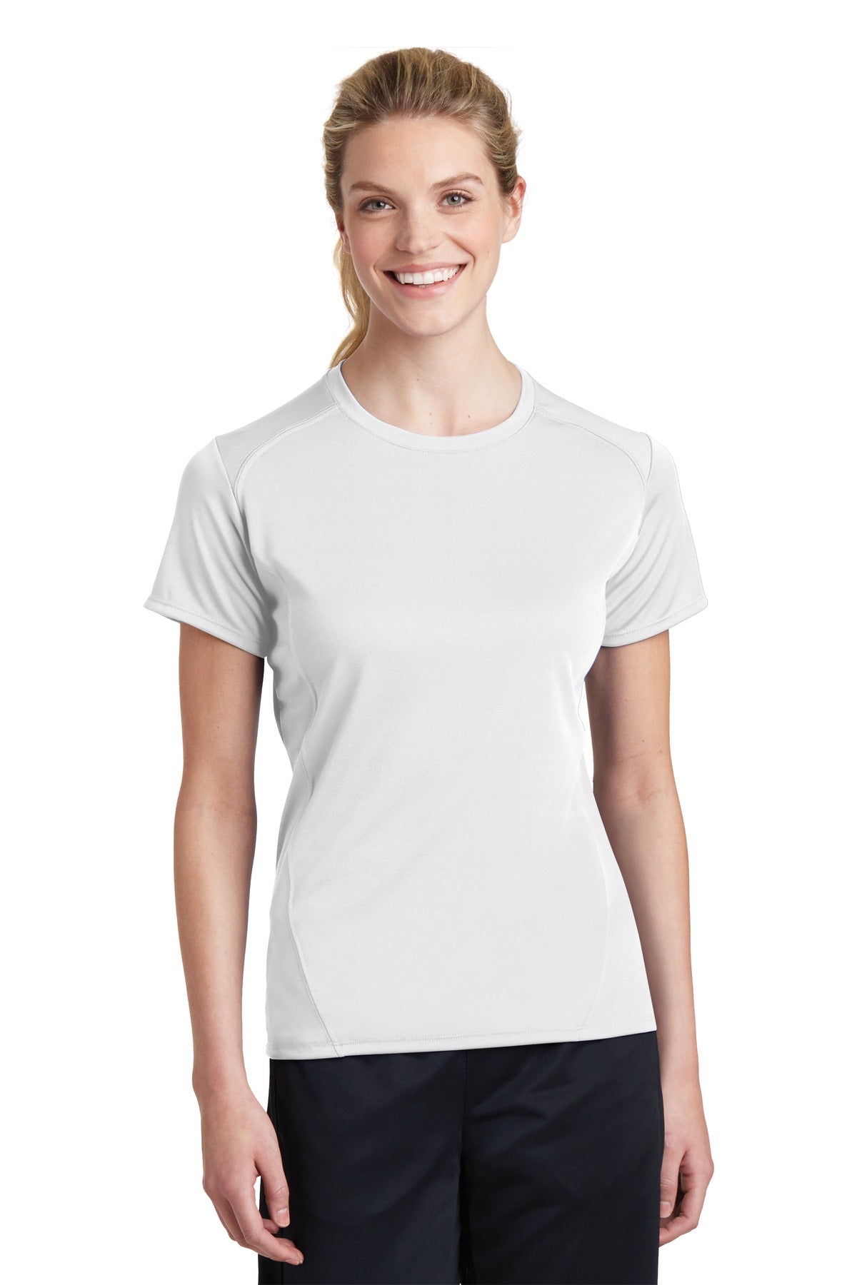 Sport-Tek Ladies Dry Zone Raglan Accent T-Shirt. L473